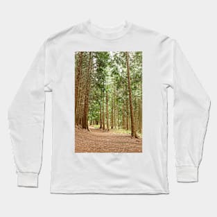 Green Pine Trees Long Sleeve T-Shirt